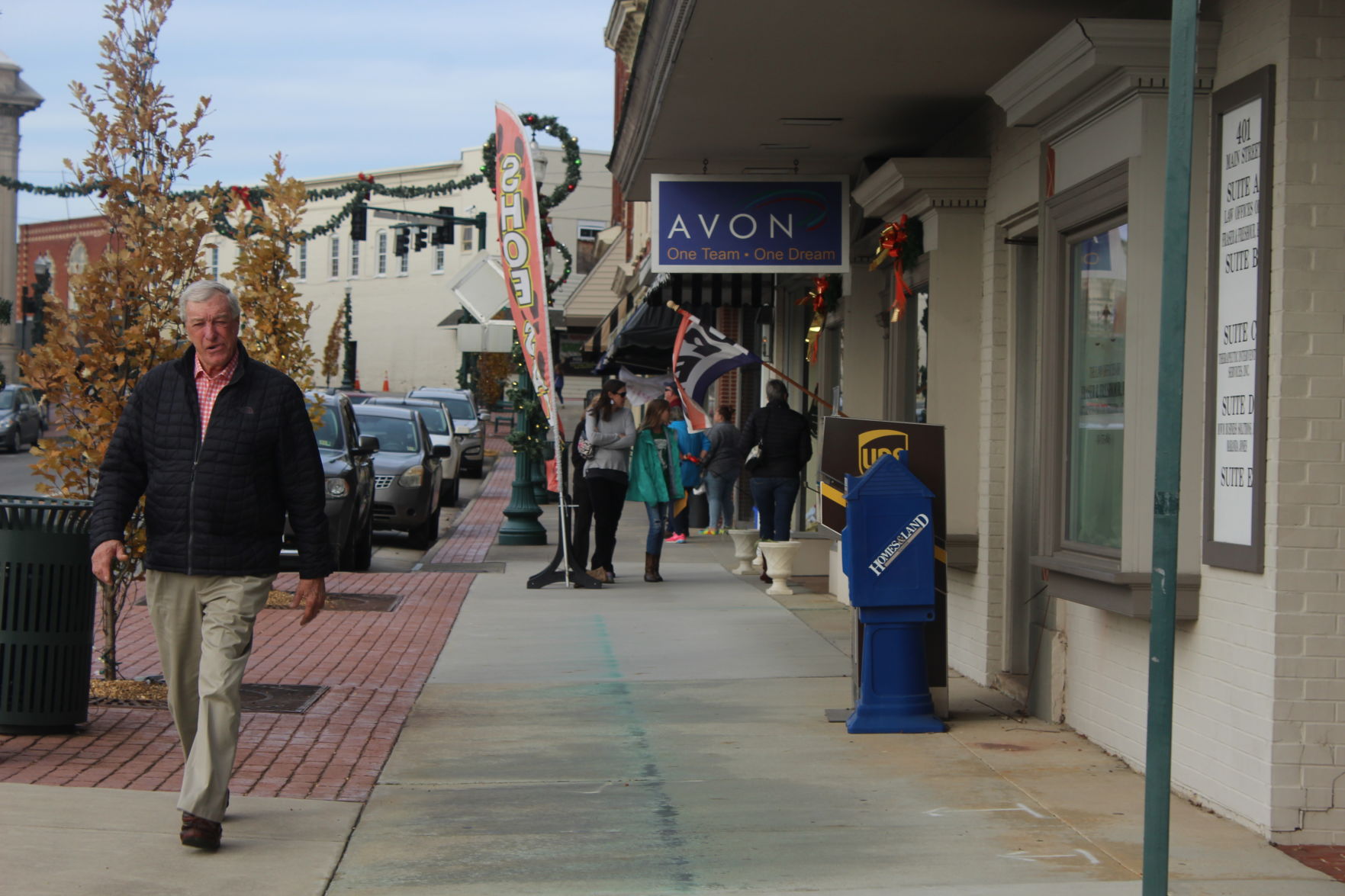 Taking a stroll downtown